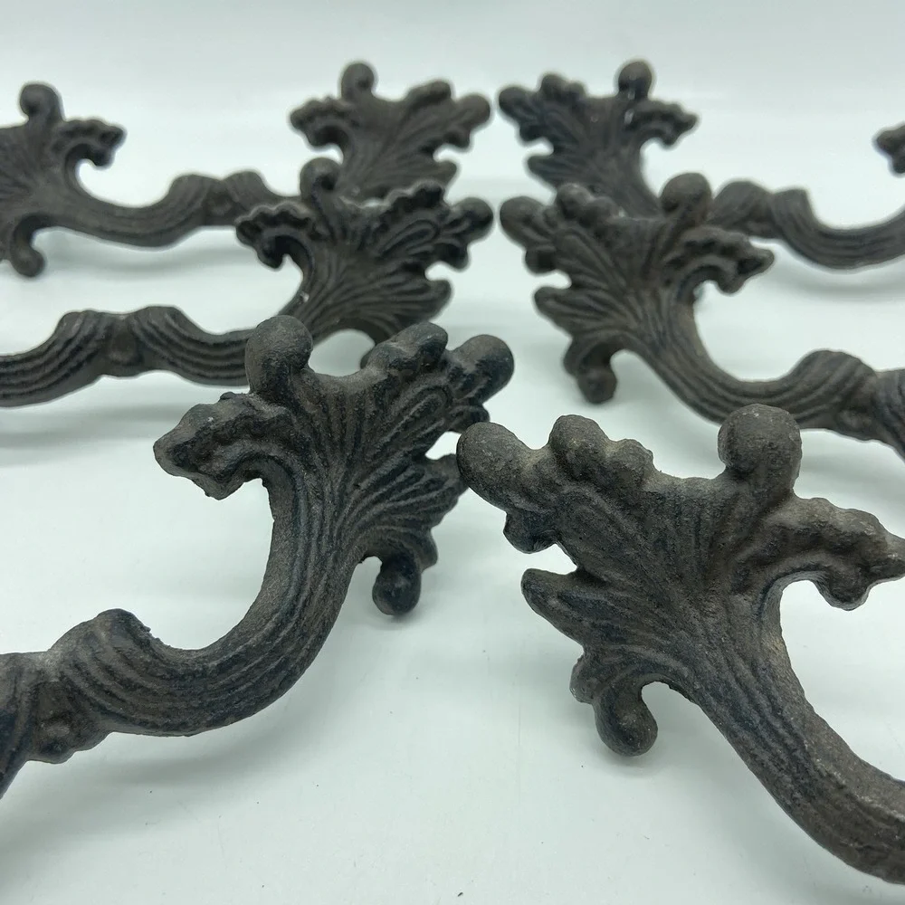 Wrought Iron Cabinet Handles 6.75